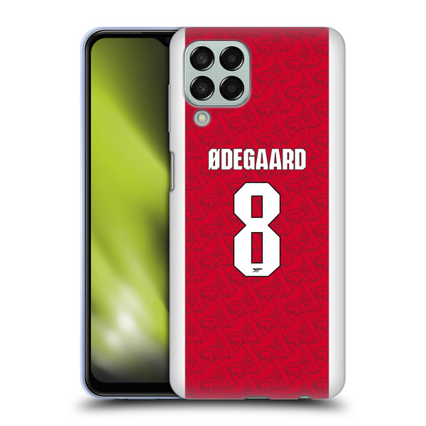 Arsenal FC 2025/26 Players Home Kit Martin Ødegaard Soft Gel Case for Samsung Galaxy M33 (2022)