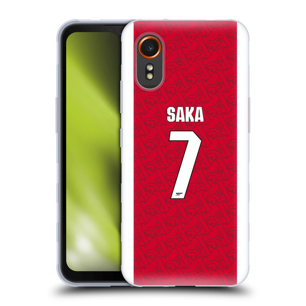 Arsenal FC 2025/26 Players Home Kit Bukayo Saka Soft Gel Case for Samsung Galaxy Xcover7 5G Arsenal FC 2025/26 Players Home Kit Bukayo Saka Soft Gel Case for Samsung Galaxy Xcover7 5G