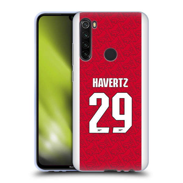 Arsenal FC 2025/26 Players Home Kit Kai Havertz Soft Gel Case for Xiaomi Redmi Note 8T