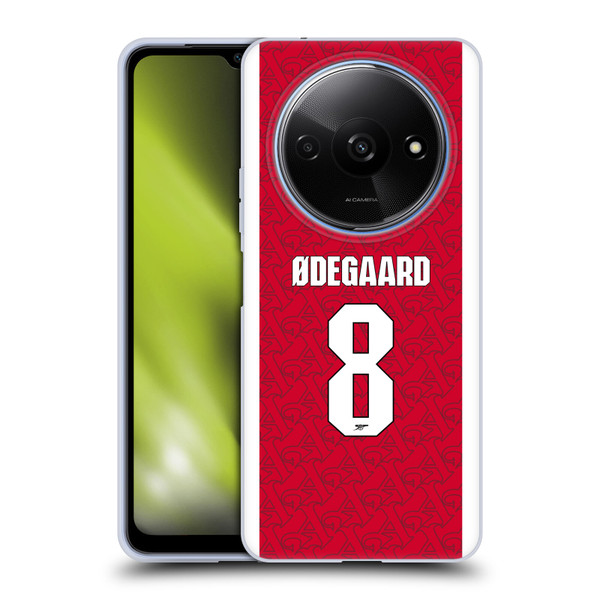 Arsenal FC 2025/26 Players Home Kit Martin Ødegaard Soft Gel Case for Xiaomi Redmi A3