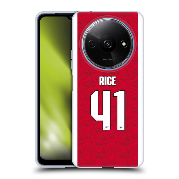 Arsenal FC 2025/26 Players Home Kit Declan Rice Soft Gel Case for Xiaomi Redmi A3 Arsenal FC 2025/26 Players Home Kit Declan Rice Soft Gel Case for Xiaomi Redmi A3