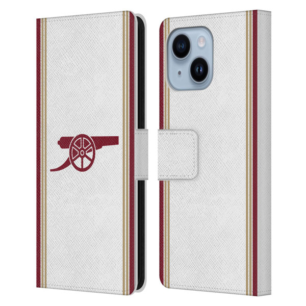 Arsenal FC 2025/26 Kit Third Leather Book Wallet Case Cover For Apple iPhone 14 Plus