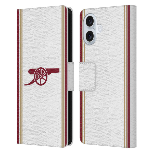 Arsenal FC 2025/26 Kit Third Leather Book Wallet Case Cover For Apple iPhone 16 Plus Arsenal FC 2025/26 Kit Third Leather Book Wallet Case Cover For Apple iPhone 16 Plus