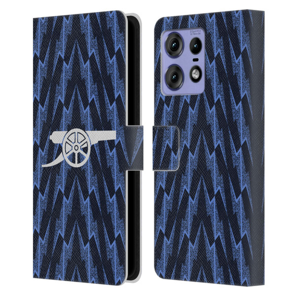 Arsenal FC 2025/26 Kit Away Leather Book Wallet Case Cover For Motorola Edge 50 Pro