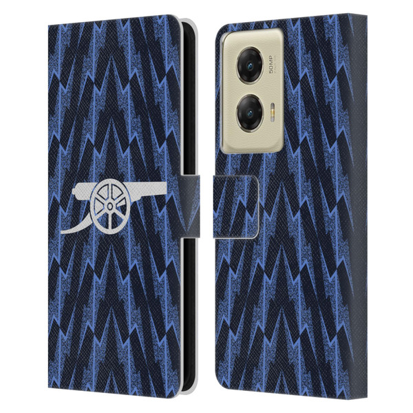 Arsenal FC 2025/26 Kit Away Leather Book Wallet Case Cover For Motorola Moto G Stylus 5G (2024)