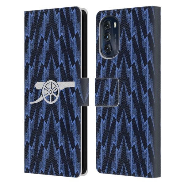 Arsenal FC 2025/26 Kit Away Leather Book Wallet Case Cover For Motorola Moto G (2022)