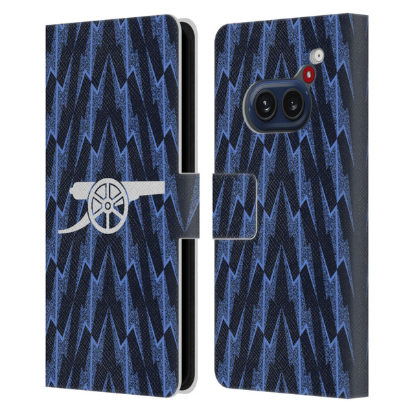 Arsenal FC 2025/26 Kit Away Leather Book Wallet Case Cover For Nothing Phone (2a)