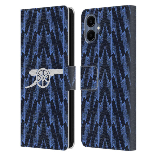 Arsenal FC 2025/26 Kit Away Leather Book Wallet Case Cover For Samsung Galaxy A06 4G