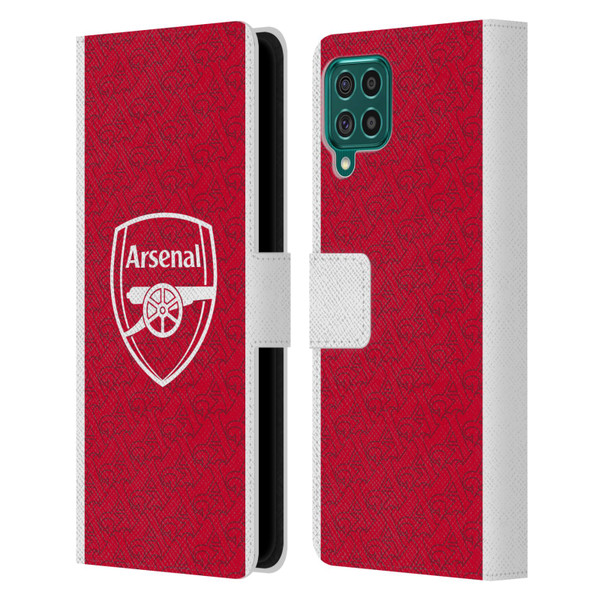 Arsenal FC 2025/26 Kit Home Leather Book Wallet Case Cover For Samsung Galaxy F62 (2021)