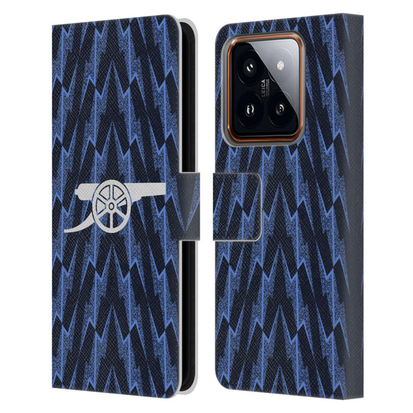 Arsenal FC 2025/26 Kit Away Leather Book Wallet Case Cover For Xiaomi 14