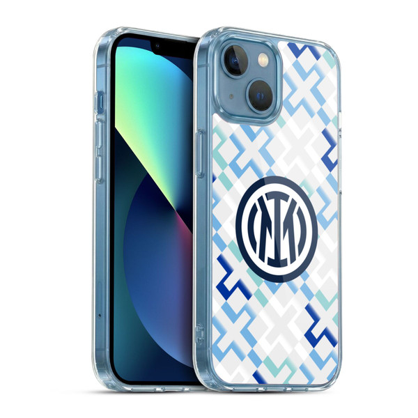 Fc Internazionale Milano 2025/26 Crest Kit Away Soft Gel Case for Apple iPhone 13 Mini & MagSafe