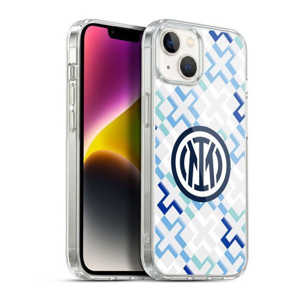 Fc Internazionale Milano 2025/26 Crest Kit Away Soft Gel Case for Apple iPhone 14 Plus & MagSafe