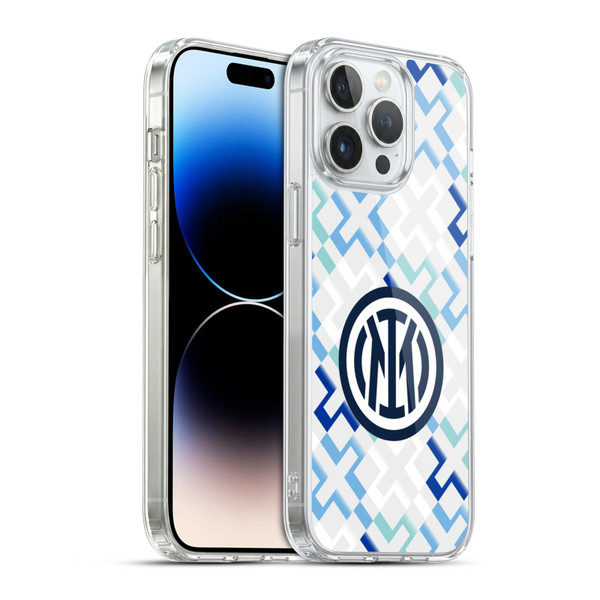 Fc Internazionale Milano 2025/26 Crest Kit Away Soft Gel Case for Apple iPhone 14 Pro Max & MagSafe