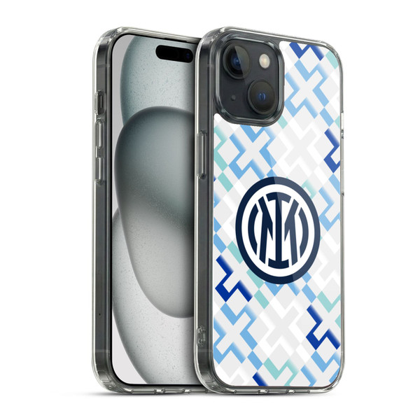 Fc Internazionale Milano 2025/26 Crest Kit Away Soft Gel Case for Apple iPhone 15 & MagSafe