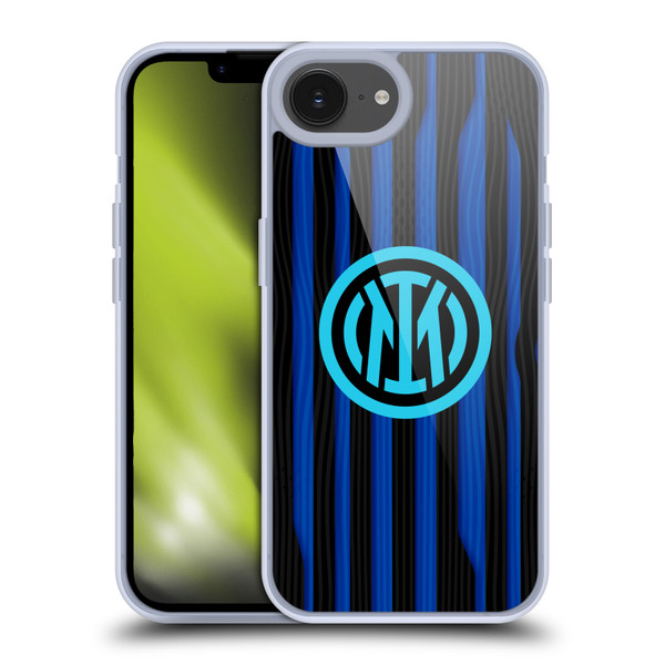 Fc Internazionale Milano 2025/26 Crest Kit Home Soft Gel Case for Apple iPhone 16e & MagSafe
