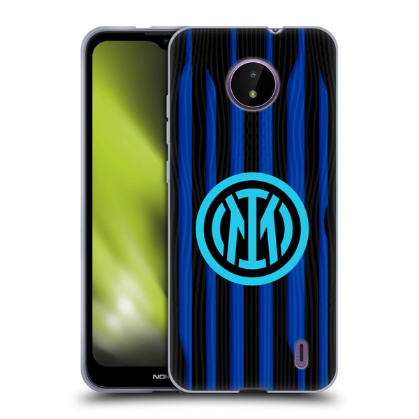 Fc Internazionale Milano 2025/26 Crest Kit Home Soft Gel Case for Nokia C10 / C20