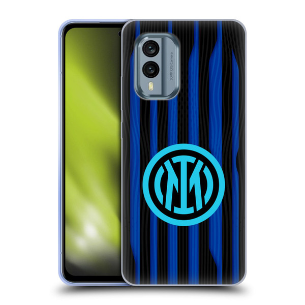 Fc Internazionale Milano 2025/26 Crest Kit Home Soft Gel Case for Nokia X30