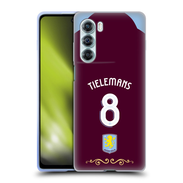 Aston Villa Football Club 2025/26 Players Home Kit Youri Tielemans Soft Gel Case for Motorola Edge S30 / Moto G200 5G