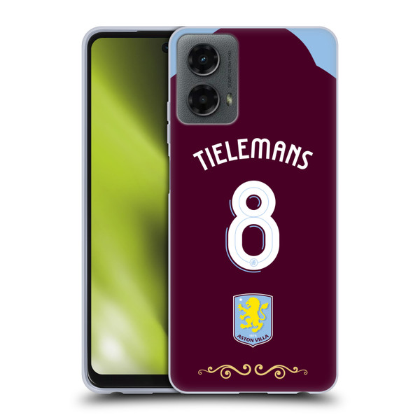 Aston Villa Football Club 2025/26 Players Home Kit Youri Tielemans Soft Gel Case for Motorola Moto G (2024)
