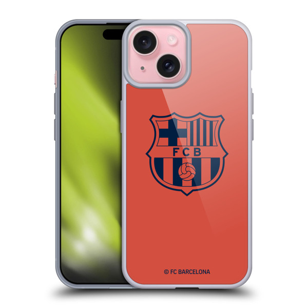 FC Barcelona 2025/26 Crest Kit Third Soft Gel Case for Apple iPhone 15 & MagSafe