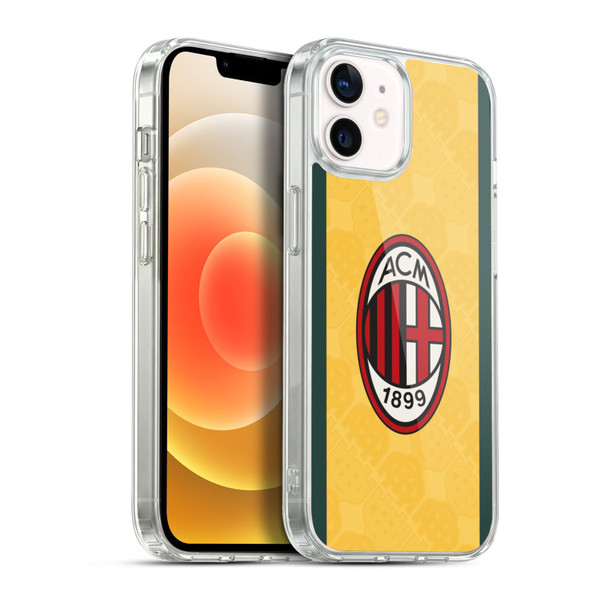 AC Milan 2025/26 Crest Kit Third Soft Gel Case for Apple iPhone 12 / iPhone 12 Pro & MagSafe