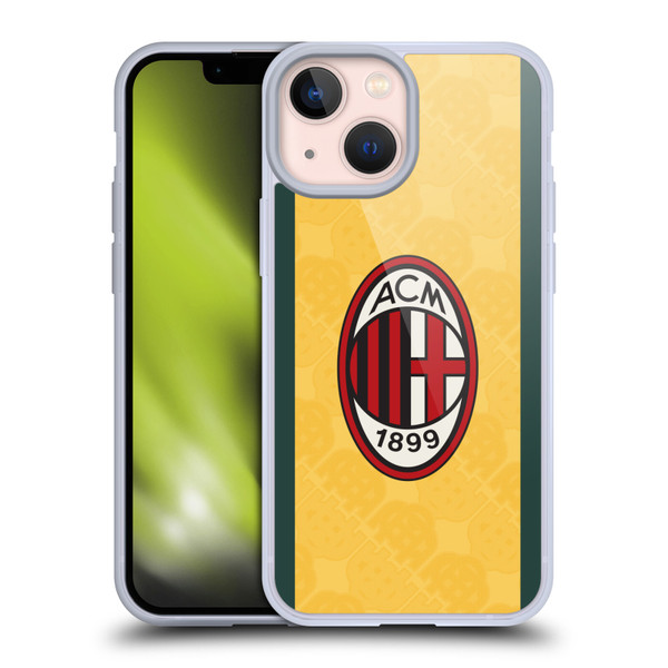 AC Milan 2025/26 Crest Kit Third Soft Gel Case for Apple iPhone 13 Mini & MagSafe