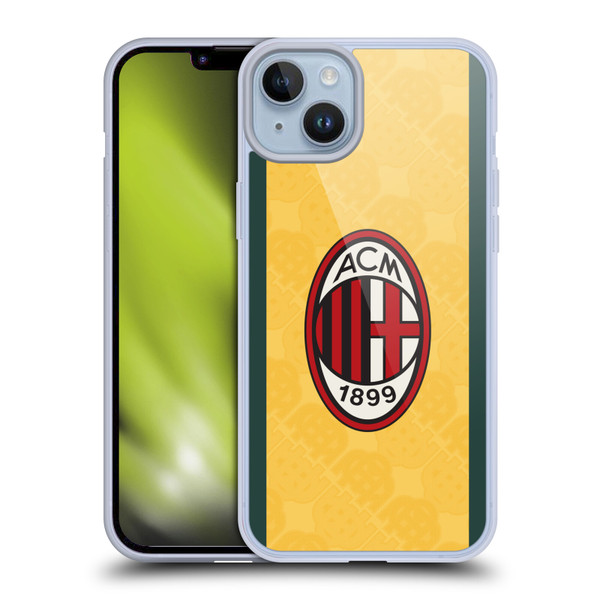 AC Milan 2025/26 Crest Kit Third Soft Gel Case for Apple iPhone 14 Plus & MagSafe