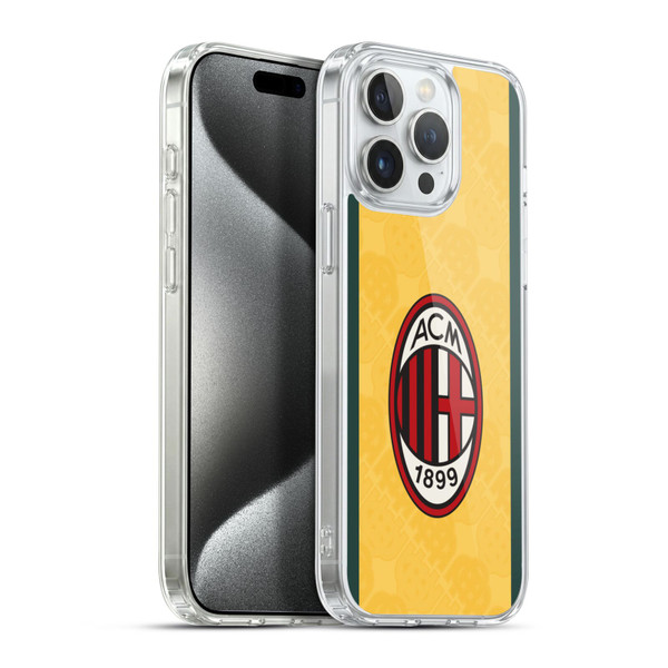 AC Milan 2025/26 Crest Kit Third Soft Gel Case for Apple iPhone 15 Pro Max & MagSafe
