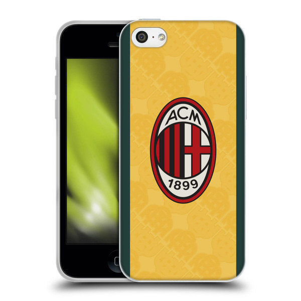 AC Milan 2025/26 Crest Kit Third Soft Gel Case for Apple iPhone 5c