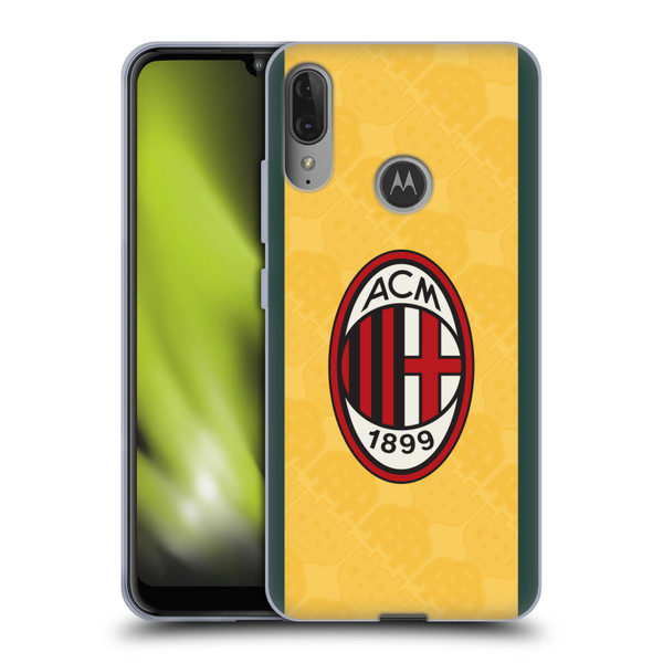 AC Milan 2025/26 Crest Kit Third Soft Gel Case for Motorola Moto E6 Plus