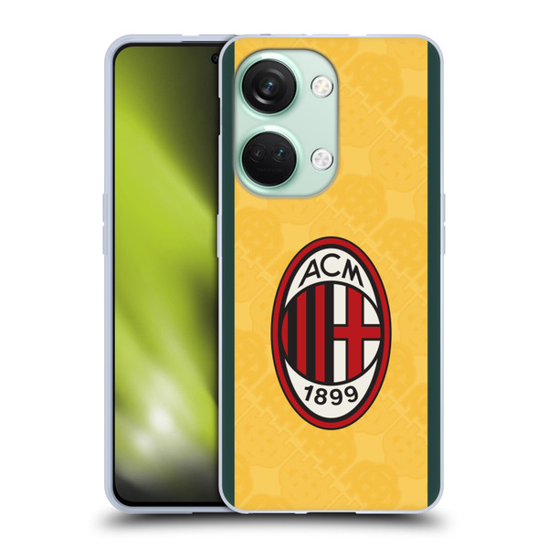 AC Milan 2025/26 Crest Kit Third Soft Gel Case for OnePlus Nord 3 5G