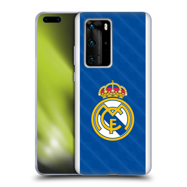 Real Madrid CF Badge Blue Soft Gel Case for Huawei P40 Pro / P40 Pro Plus 5G