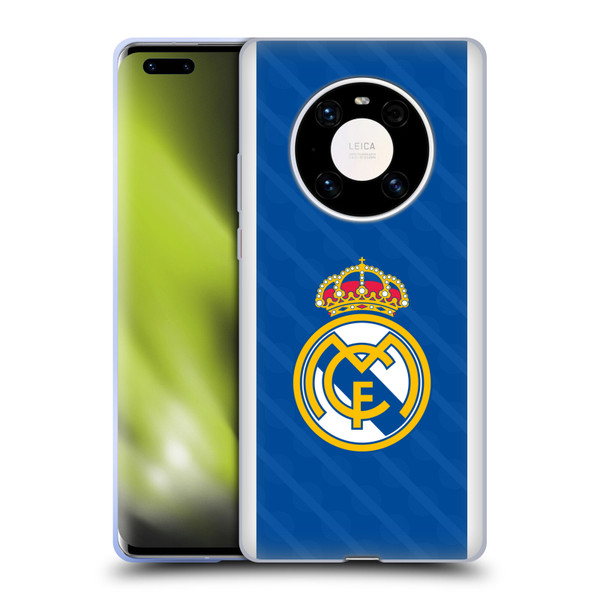 Real Madrid CF Badge Blue Soft Gel Case for Huawei Mate 40 Pro 5G