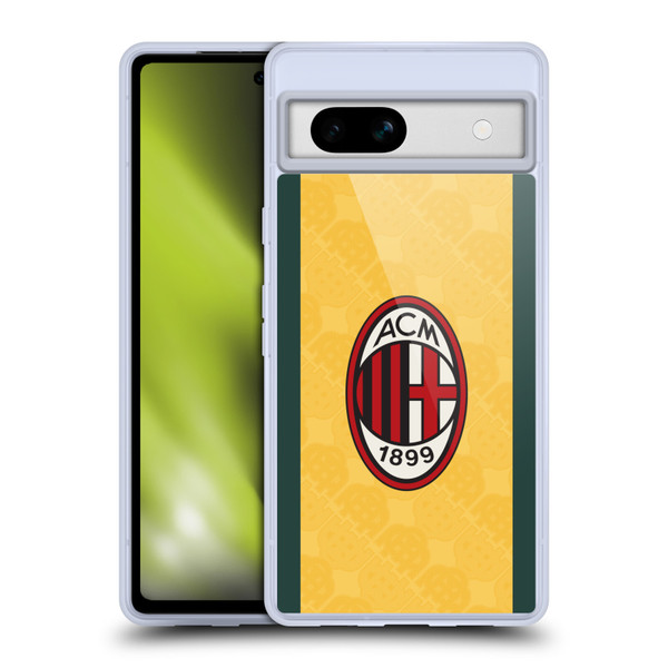 AC Milan 2025/26 Crest Kit Third Soft Gel Case for Google Pixel 7a