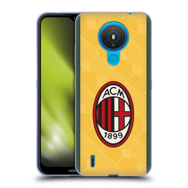 AC Milan 2025/26 Crest Kit Third Soft Gel Case for Nokia 1.4