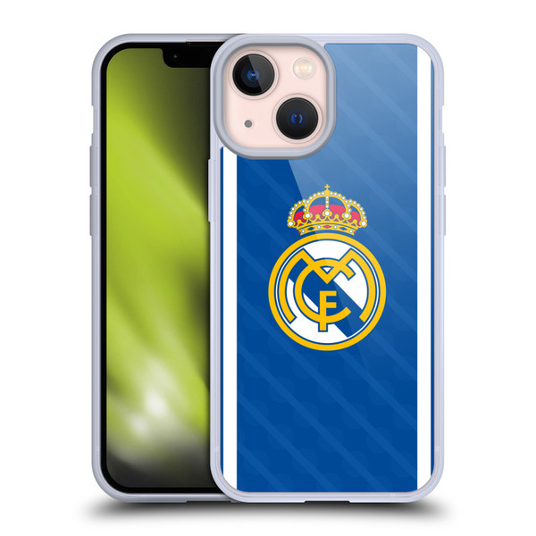 Real Madrid CF Badge Blue Soft Gel Case for Apple iPhone 13 Mini & MagSafe