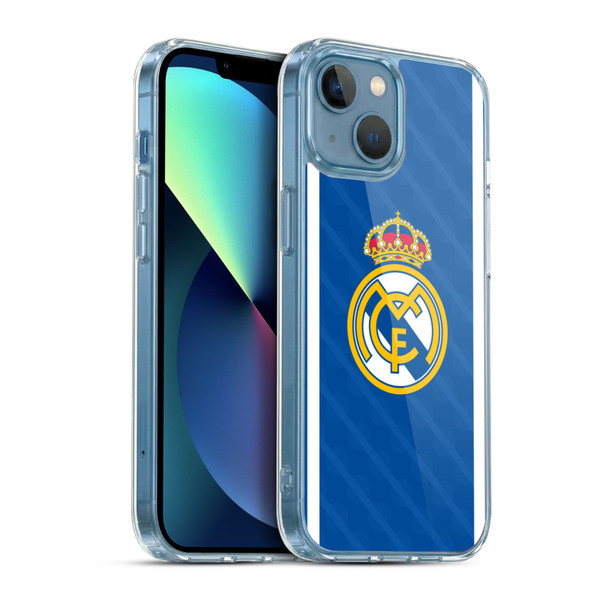 Real Madrid CF Badge Blue Soft Gel Case for Apple iPhone 13 Mini & MagSafe