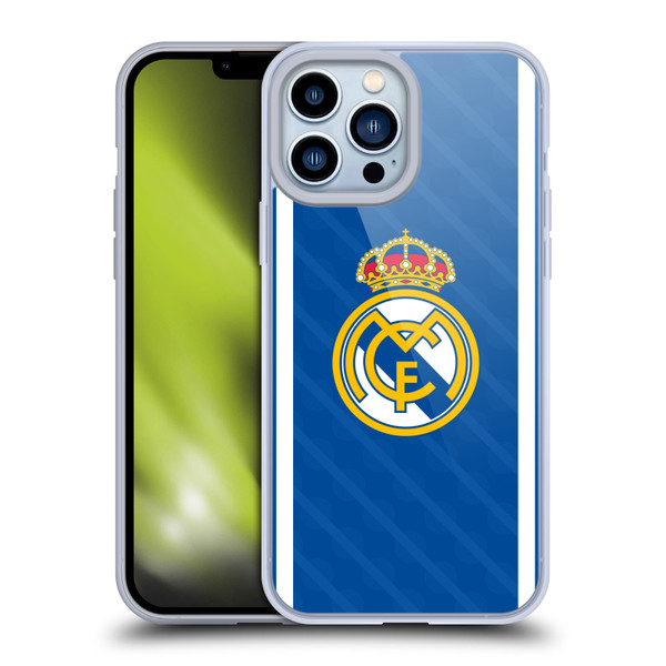 Real Madrid CF Badge Blue Soft Gel Case for Apple iPhone 13 Pro Max & MagSafe