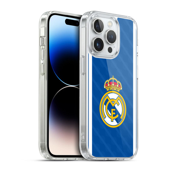 Real Madrid CF Badge Blue Soft Gel Case for Apple iPhone 13 Pro & MagSafe