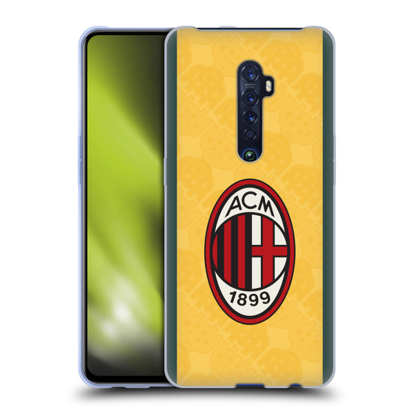 AC Milan 2025/26 Crest Kit Third Soft Gel Case for OPPO Reno 2