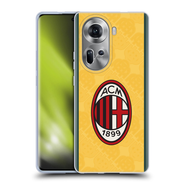 AC Milan 2025/26 Crest Kit Third Soft Gel Case for OPPO Reno11