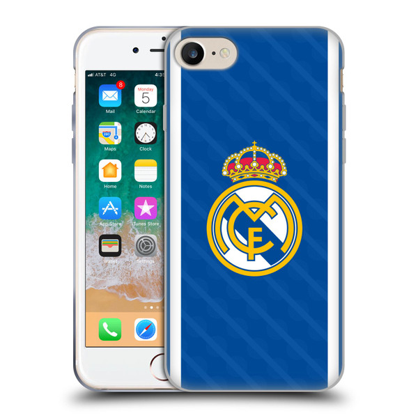 Real Madrid CF Badge Blue Soft Gel Case for Apple iPhone 7 / 8 / SE 2020 & 2022 & MagSafe