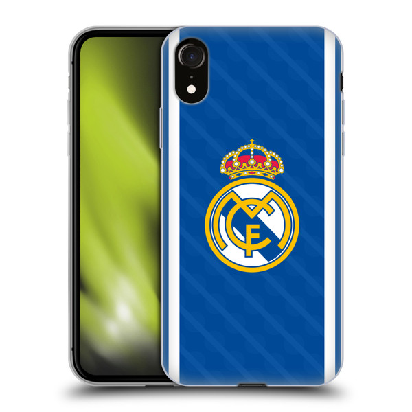 Real Madrid CF Badge Blue Soft Gel Case for Apple iPhone XR
