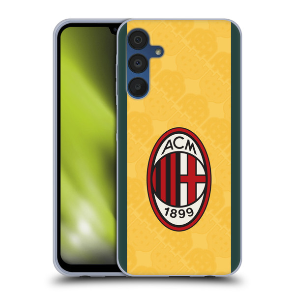 AC Milan 2025/26 Crest Kit Third Soft Gel Case for Samsung Galaxy A15 & MagSafe