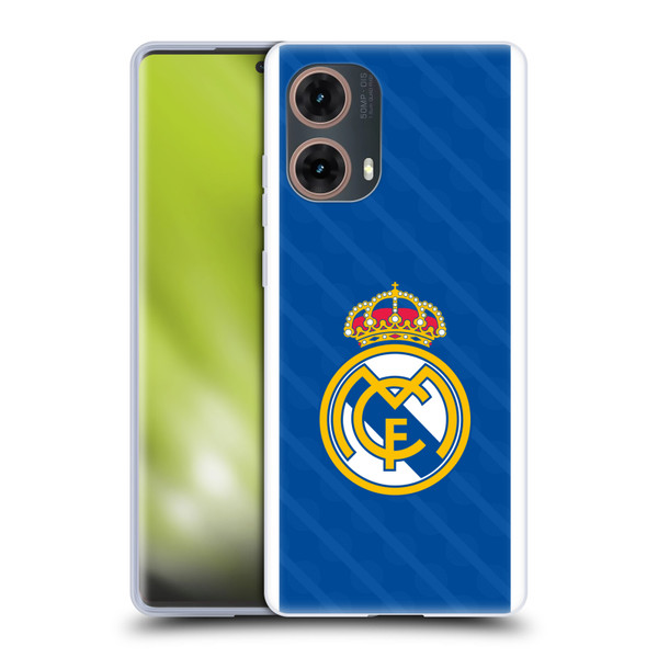 Real Madrid CF Badge Blue Soft Gel Case for Motorola Moto G85