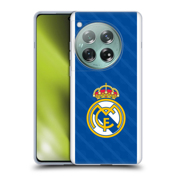 Real Madrid CF Badge Blue Soft Gel Case for OnePlus 12