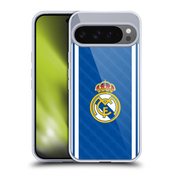 Real Madrid CF Badge Blue Soft Gel Case for Google Pixel 9 Pro XL