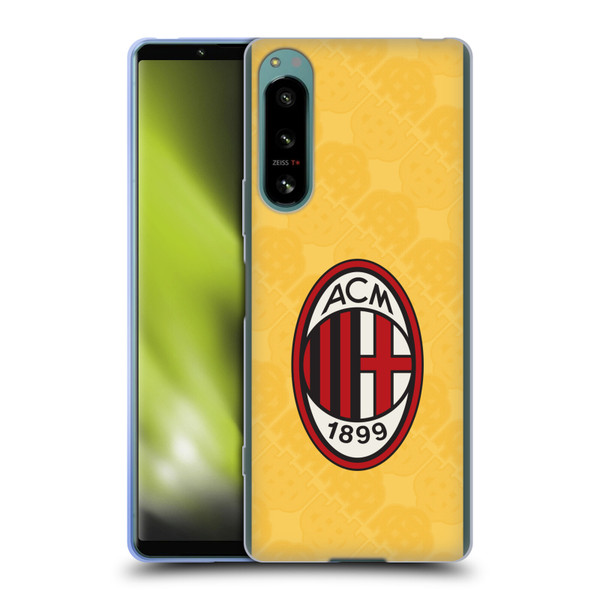 AC Milan 2025/26 Crest Kit Third Soft Gel Case for Sony Xperia 5 IV