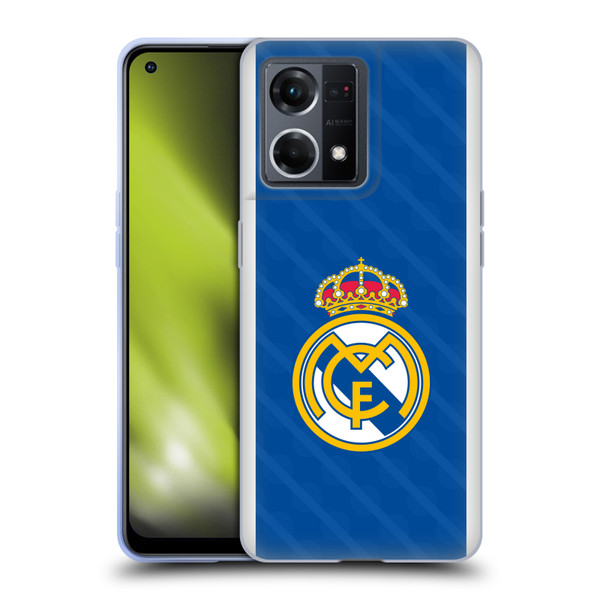 Real Madrid CF Badge Blue Soft Gel Case for OPPO Reno8 4G