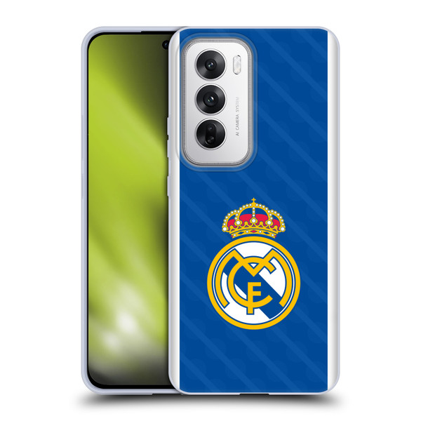 Real Madrid CF Badge Blue Soft Gel Case for OPPO Reno12 5G